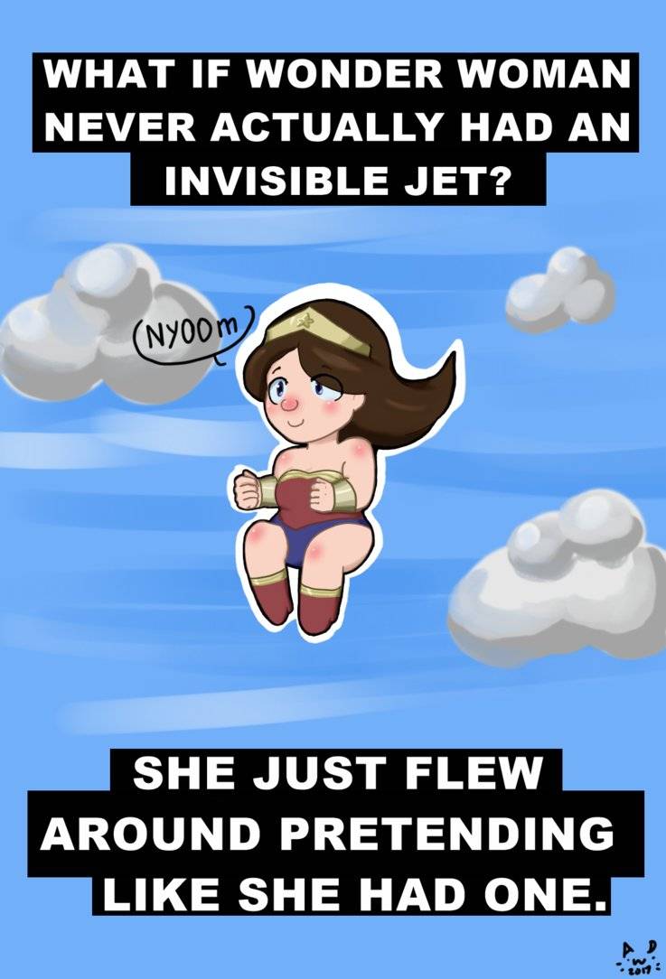 3 Wonder Woman Never Had a Jet