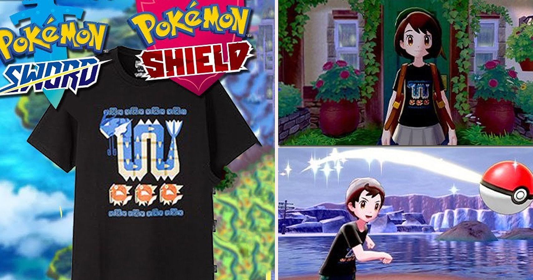 T Shirt Design Contest Reveals That Pokemon Sword Shield Will Have Character Customization