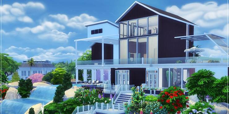 The Sims 4 15 Incredible Mansions That Use No Custom Content the sims 4 15 incredible mansions that