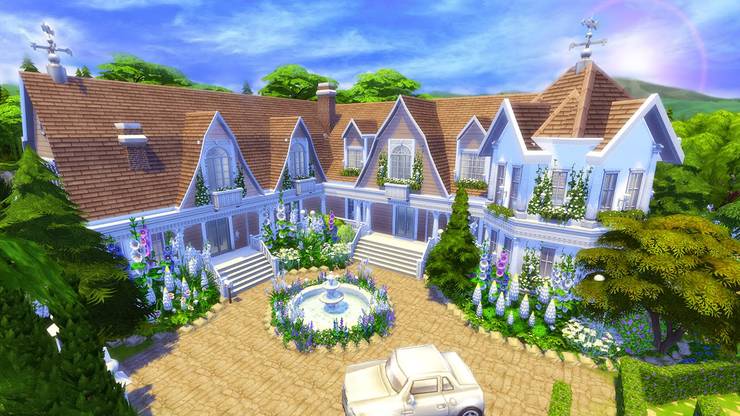 The Sims 4 10 Incredible Mansions That Use No Custom Content