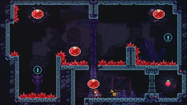Celeste The Hardest Strawberries To Collect Thegamer