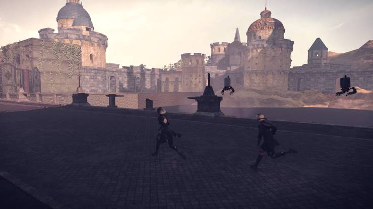 Featured image of post Nier Automata The Wandering Couple Failed Yorha could not stand up to the might of the goliaths