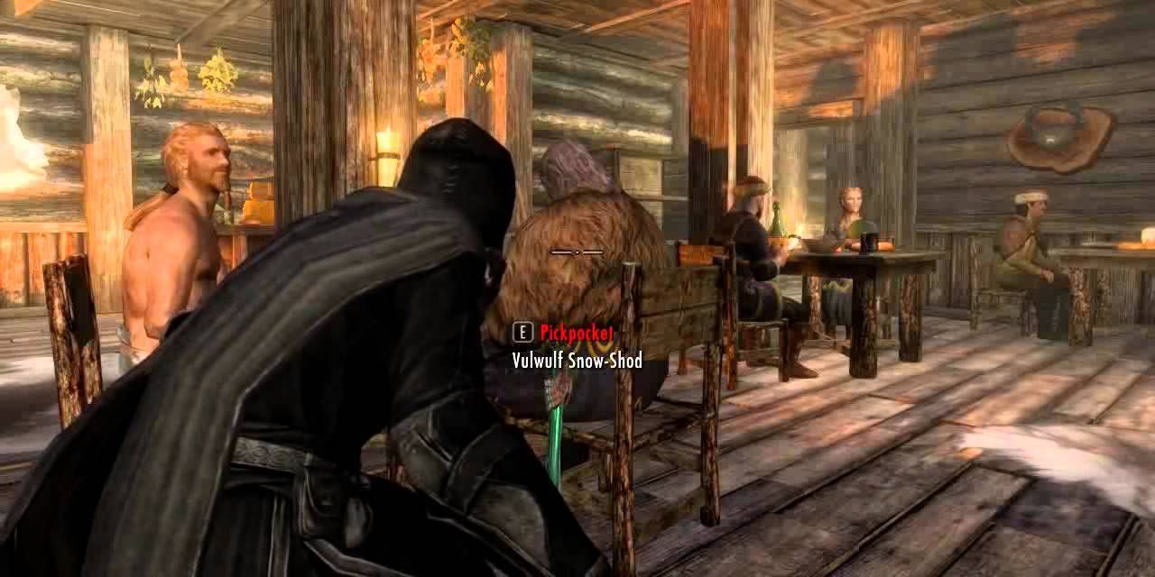 pickpocket training skyrim