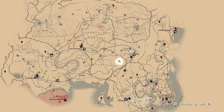 RDR2 Complete Map