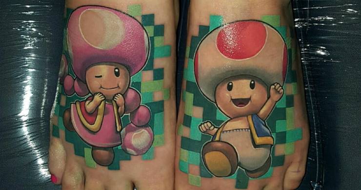 10 Super Mario Tattoos That Deserve A 1up Ranked Thegamer