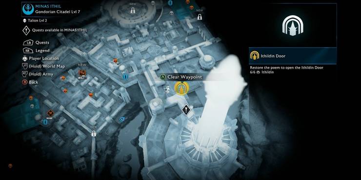 Shadow Of War How To Solve Every Ithildin Poem Thegamer