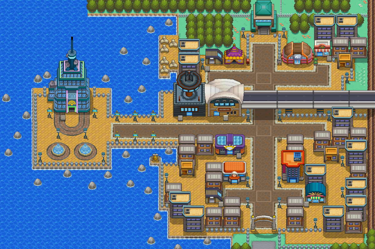 pokemon planet fishing cities
