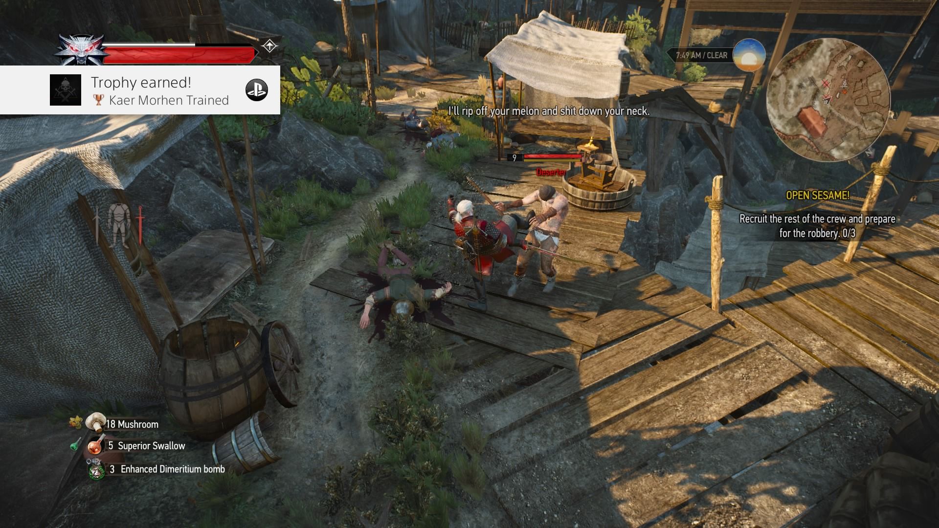 overkill witcher 3 achievement