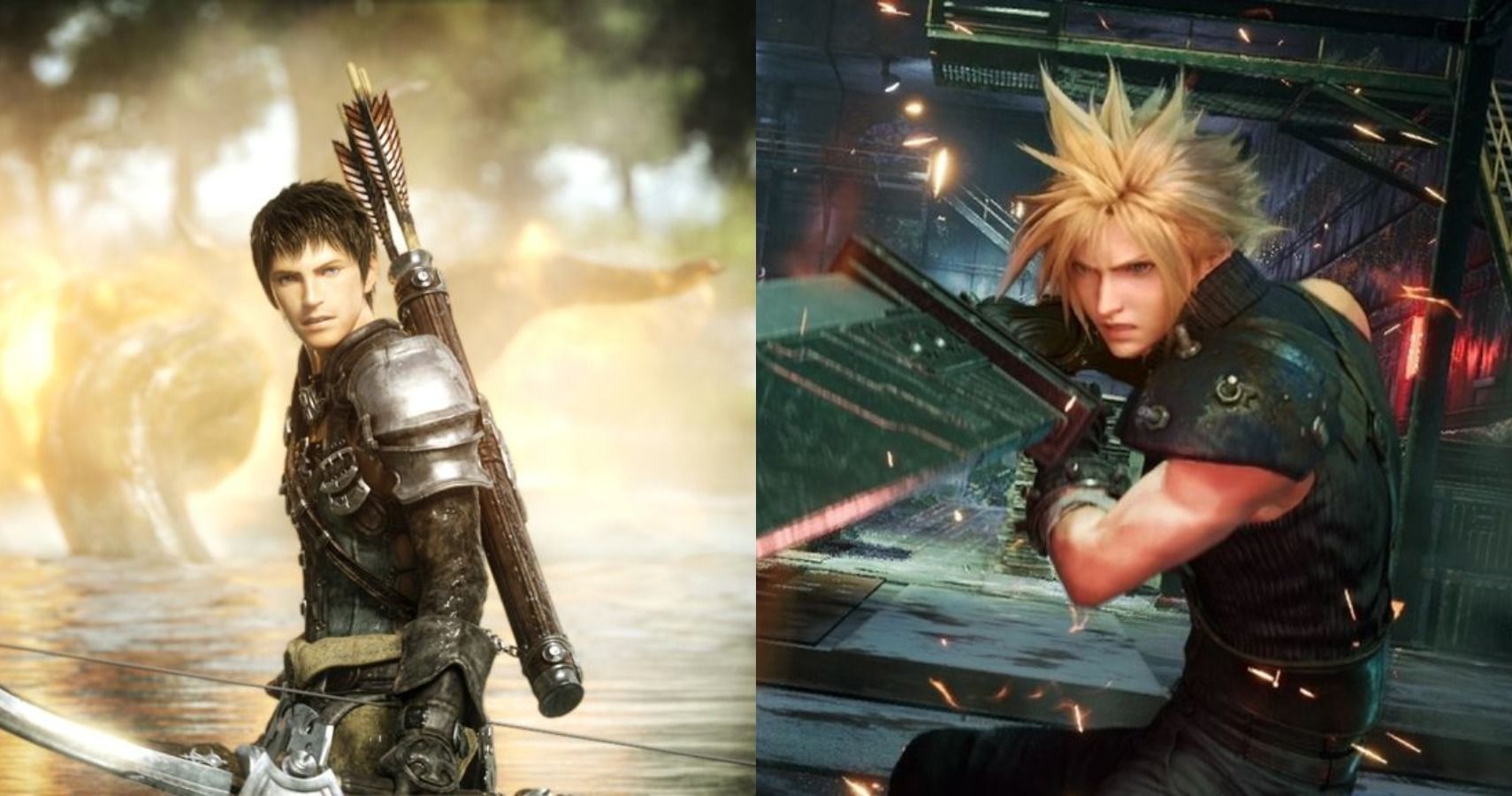 Ps4 Theme Smashes Final Fantasy Vii And Xiv Together Thegamer