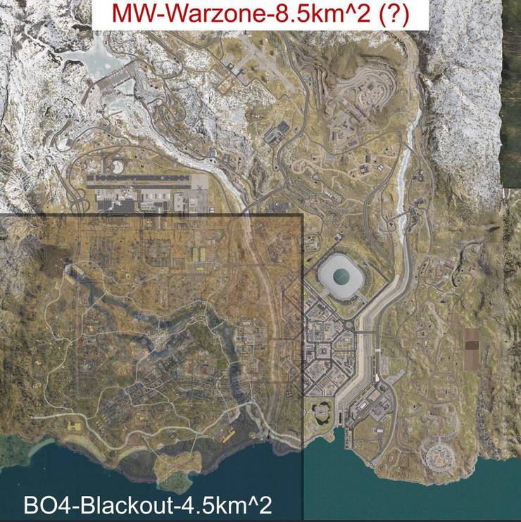 Call Of Duty Warzone Map Size Player Count Explained