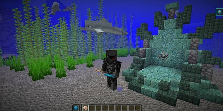 Minecraft How To Take Down An Ocean Monument Thegamer