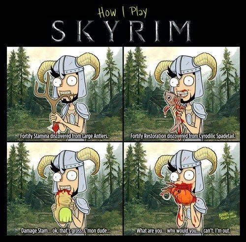 Skyrim 10 Hilarious Memes That Prove The Game Makes No Sense