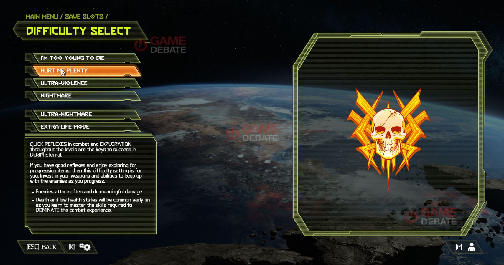 doom 4 difficulty levels