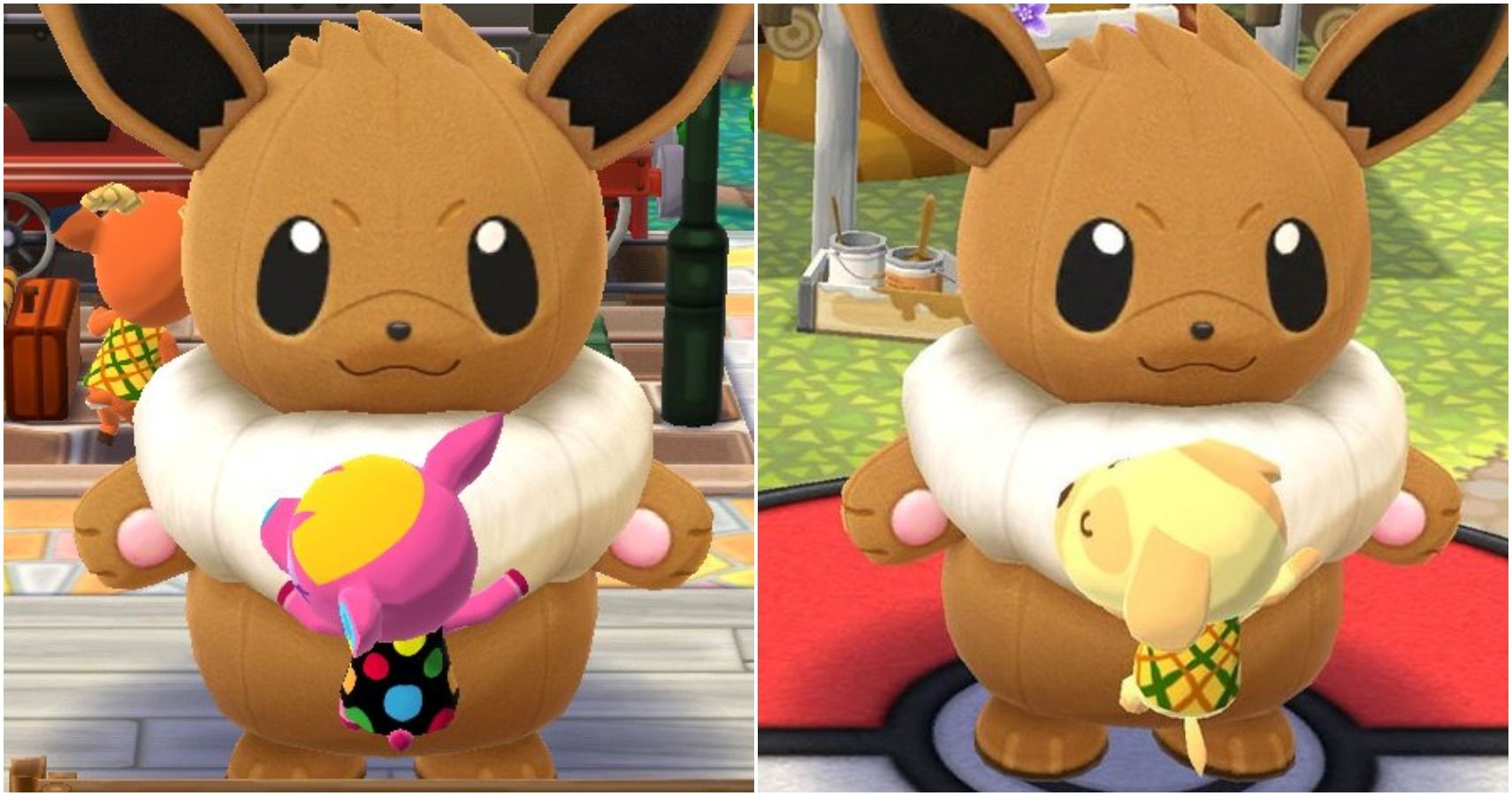 Download Animal Crossing Villagers Can Hug A Giant Pokémon | TheGamer