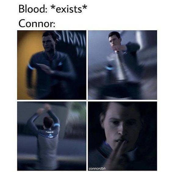 Detroit Become Human Memes Connor The Derp Sent By Cyberlife