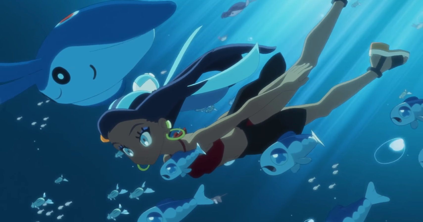 Get A Closer Peek At Nessa In This Free Pokemon Anime Thegamer