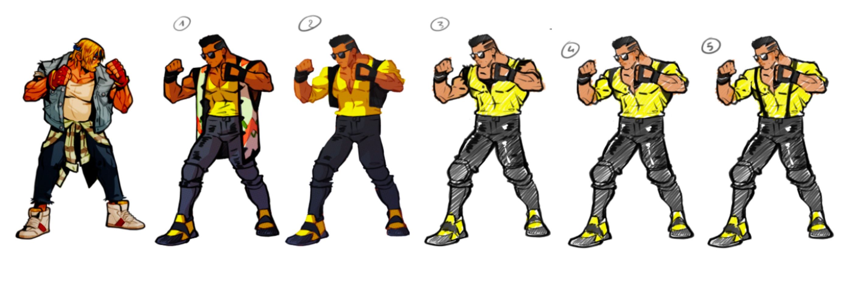 streets of rage remake custom characters