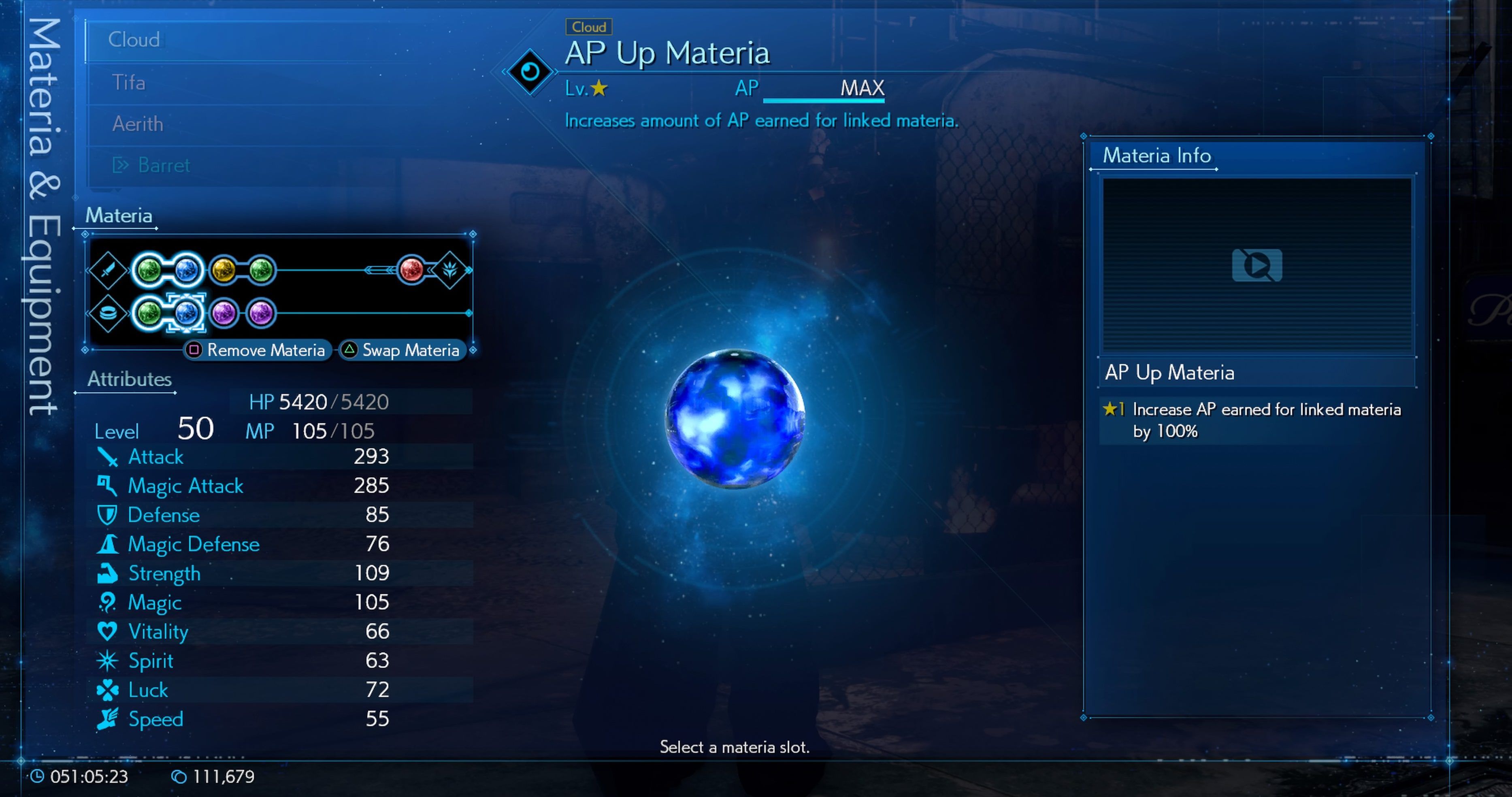 Final Fantasy VII Remake Guide To Getting The AP Up Materia