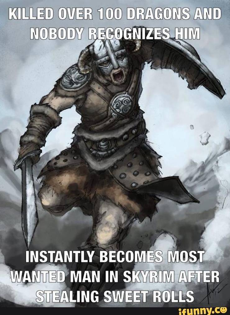 Skyrim 10 Hilarious Dragonborn Memes That Prove The Game Makes No