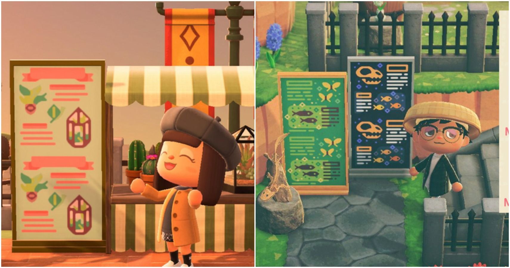 Animal Crossing New Horizons 15 Creative Simple Panel Designs