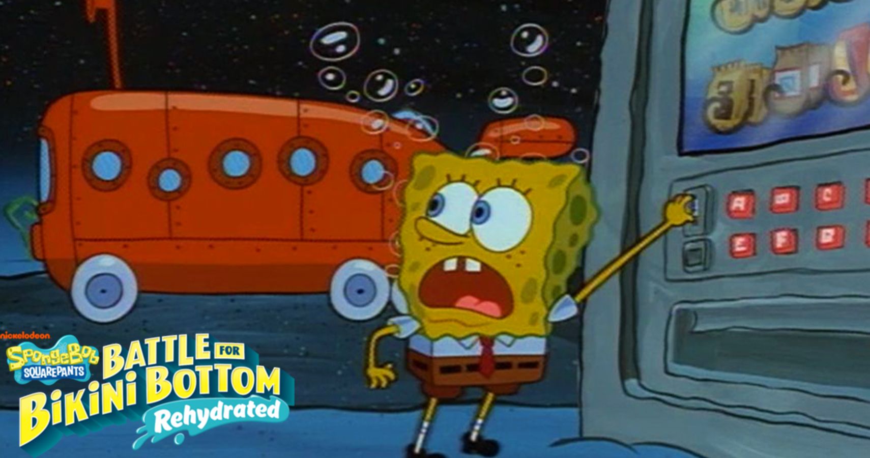 Gaming Detail Spongebob Rehydrated Includes A Classic Bus Gag