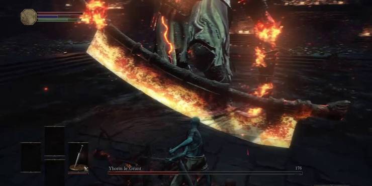 Featured image of post Dark Souls 3 Yhorm The Giant Meme What is the best weapon to infuse with magic or best int scaling weapon in dark souls 3