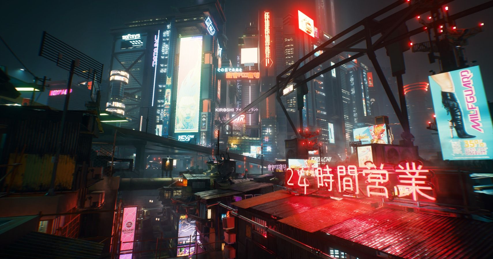 New Cyberpunk 2077 Screenshots Show Off Night City's Districts