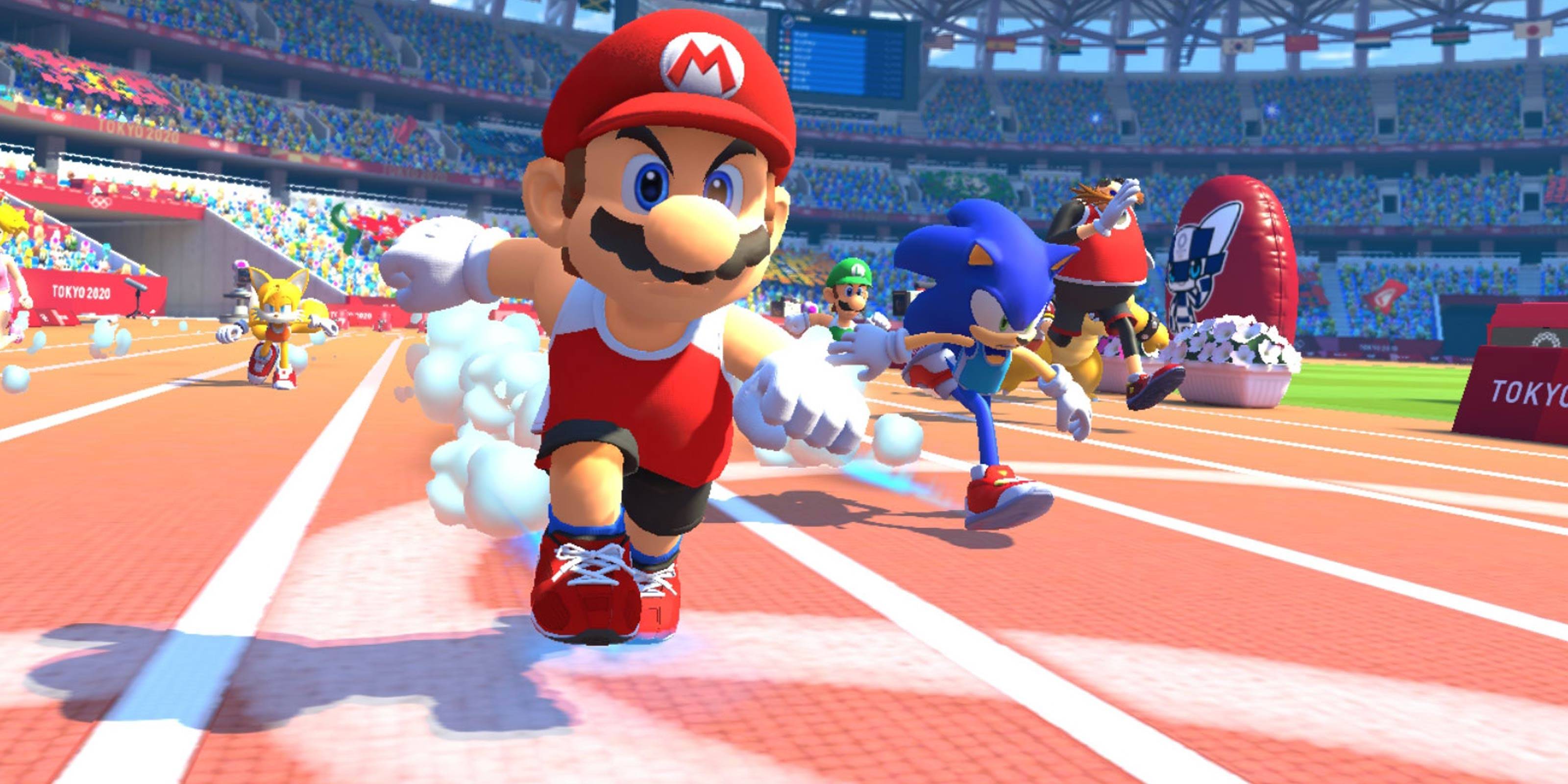 Nintendo Mario Sonic Olympics Running Track