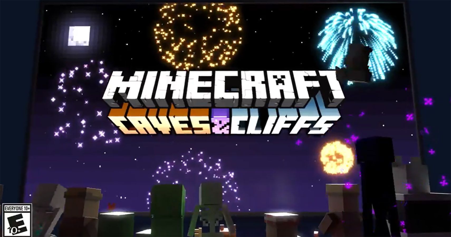 What is the title of this picture ? Cliffs and Caves Update Includes New Mobs And Biomes | TheGamer