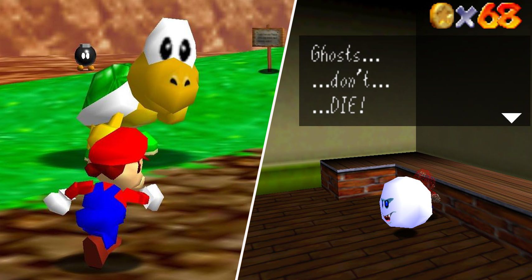 go on a ghost hunt super mario 64