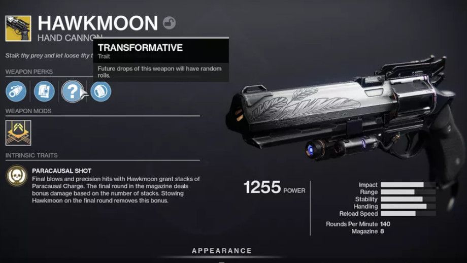 hawkmoon destiny 2