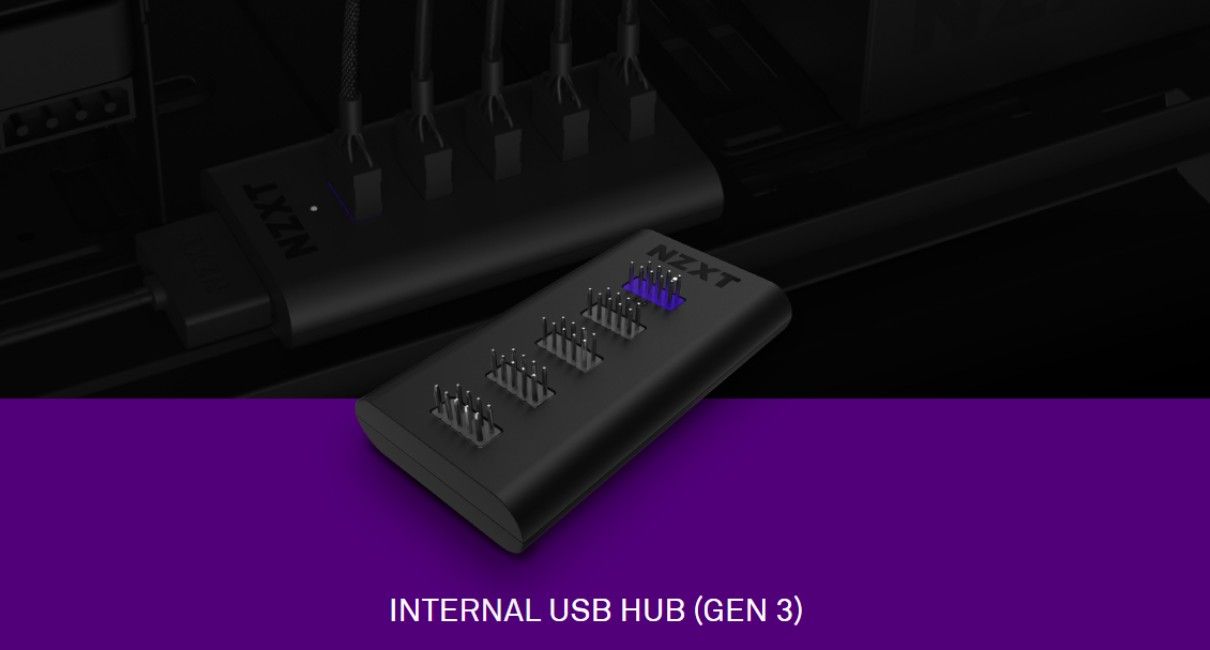 Give Your PC More Inputs With NZXT's New Internal USB Hub