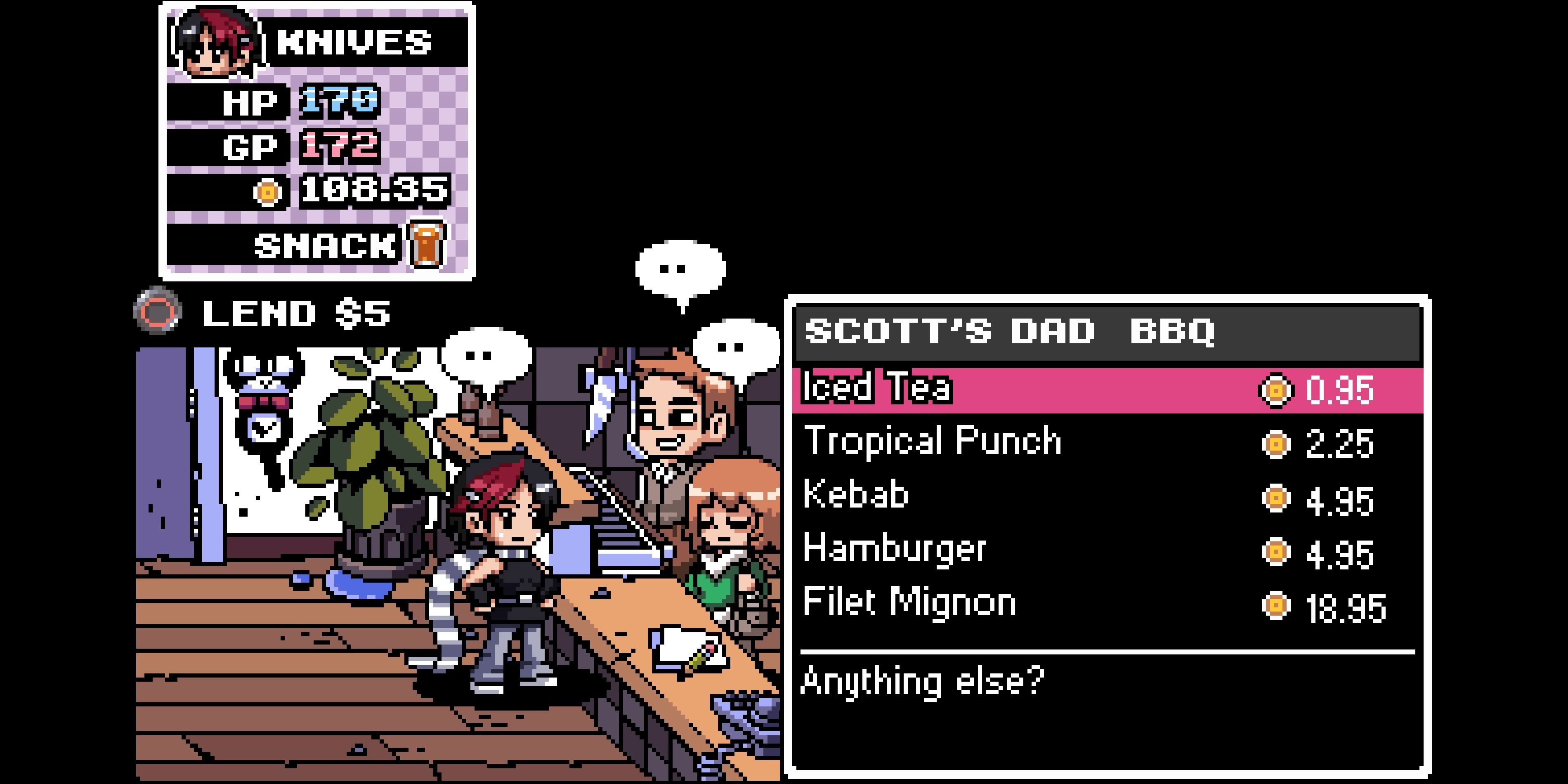 scott pilgrim vs the world the game guts points