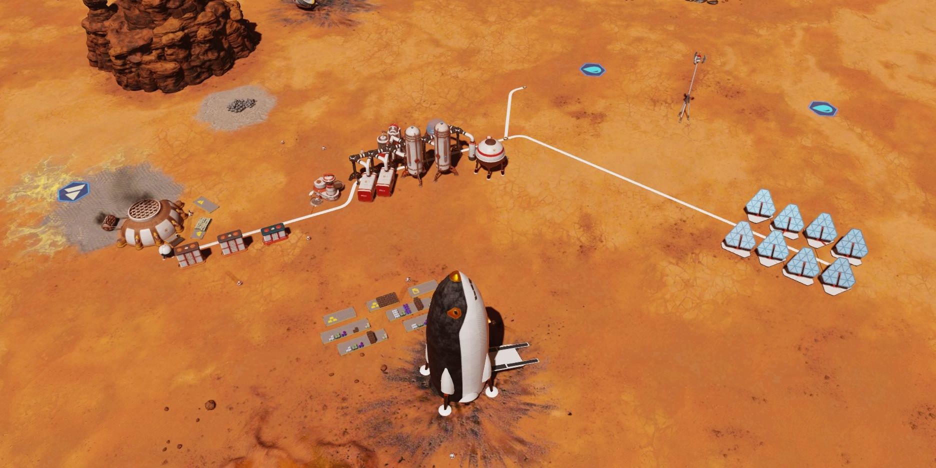 surviving mars colony sites