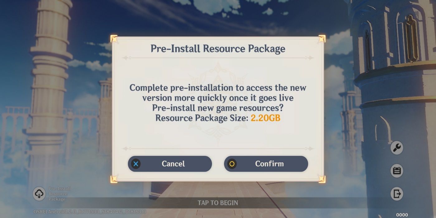 genshin impact pre install 1.3