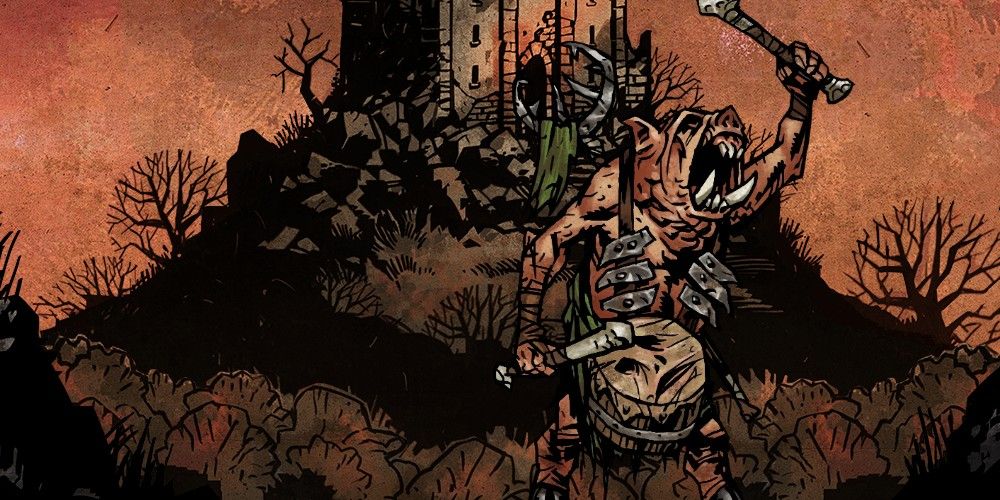 the swine prince is the leader of the swinefolk that populate the warrens area of darkest dungeon.