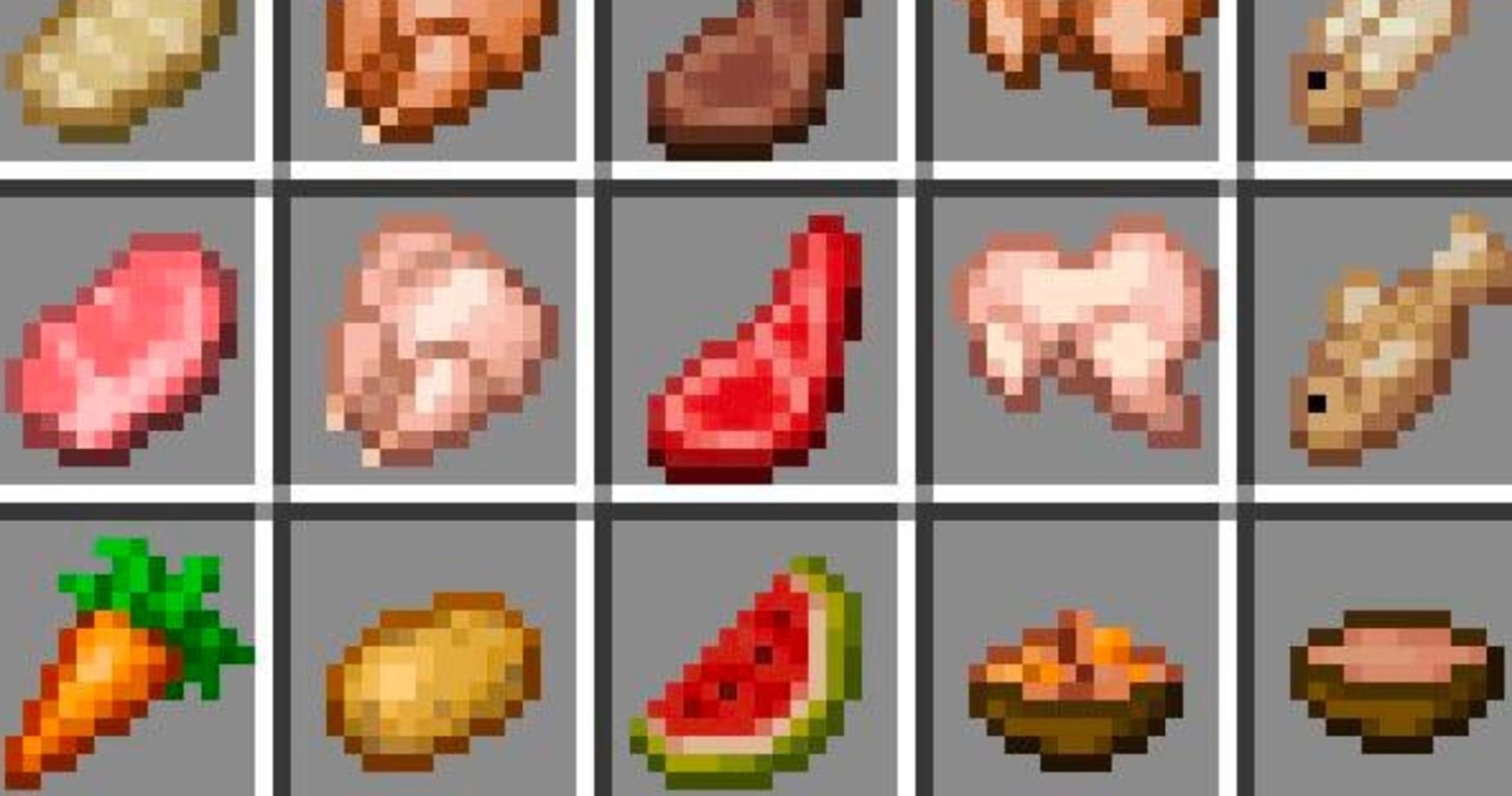 Minecraft Every Food Item S Hunger And Saturation Values