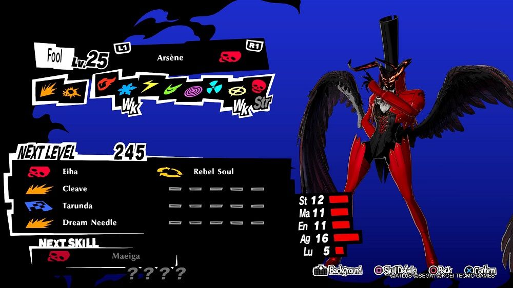 persona 5 strikers arsene