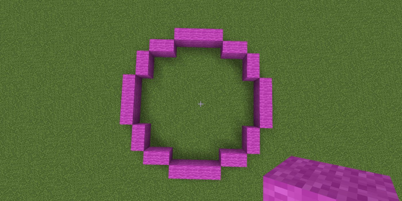 Minecraft How To Build Perfect Circle Structures