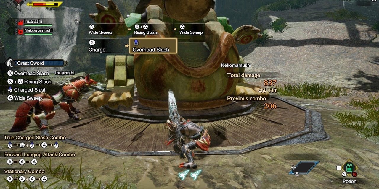 monster hunter rise training area