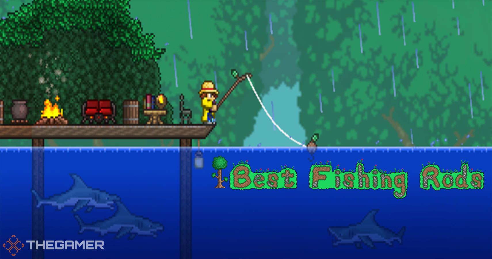 How to fish in terraria фото 60