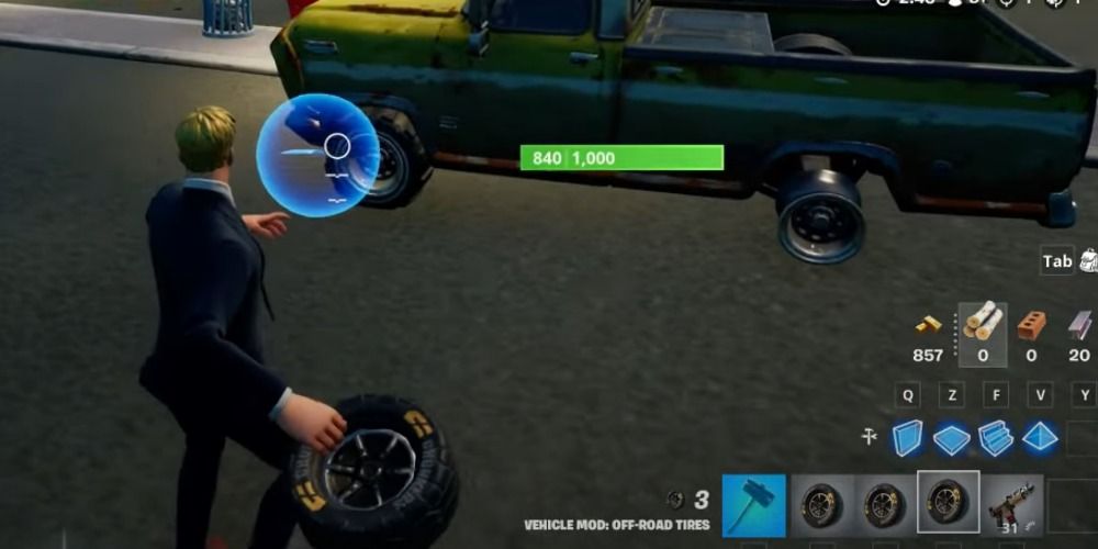 fortnite mod a vehicle