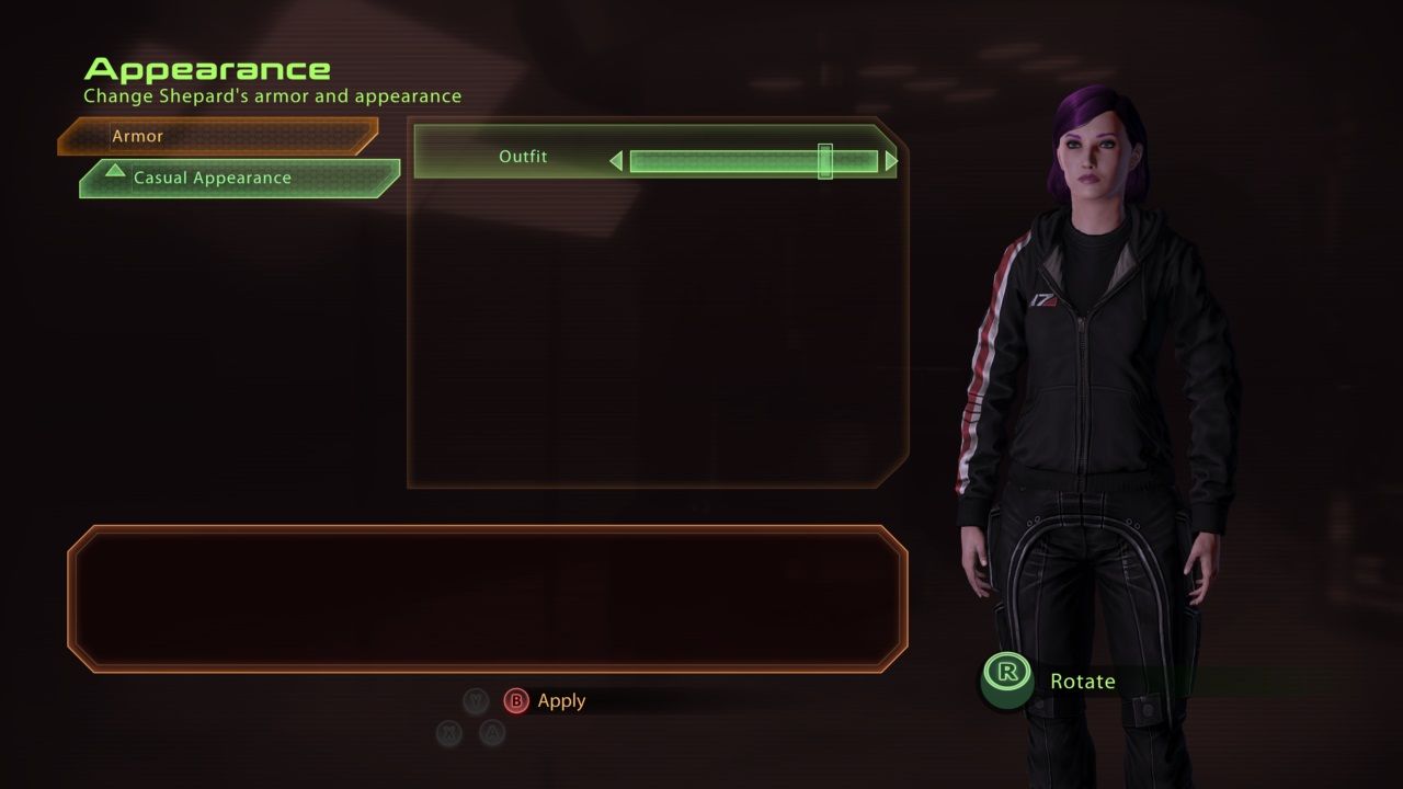 mass effect 1 change appearance