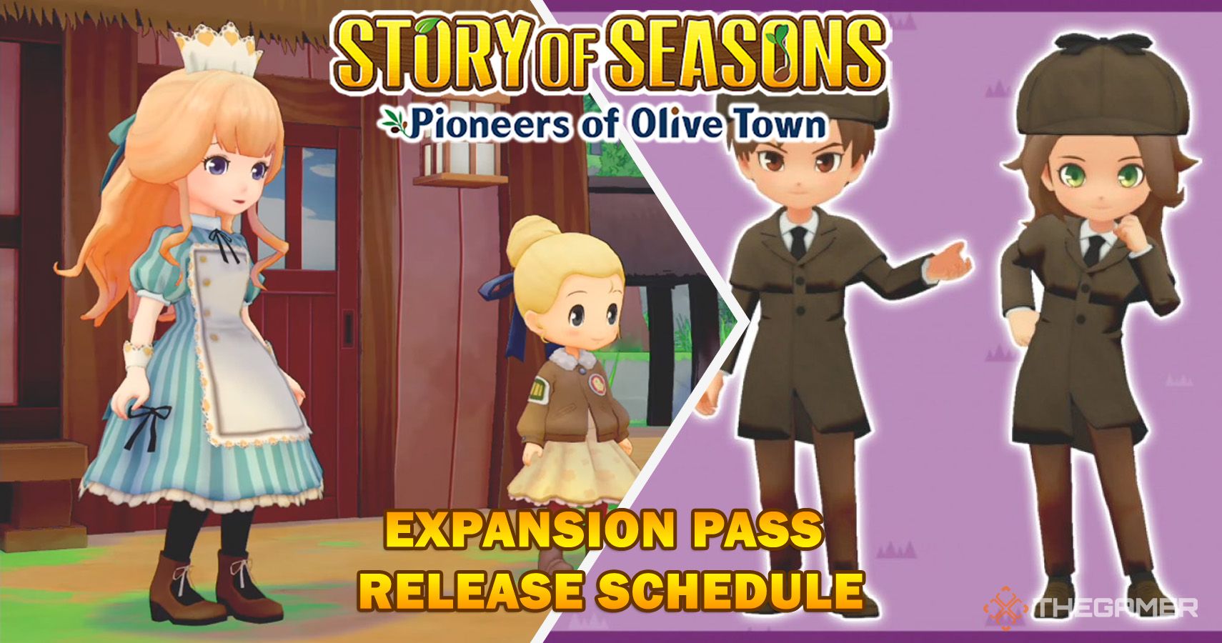 Story Of Seasons Pioneers Of Olive Town Expansion Pass Release Schedule