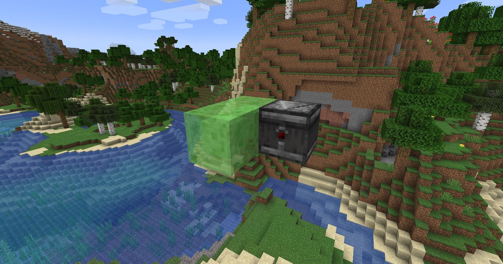 Minecraft How To Make A Flying Machine With Slime Blocks Bijden