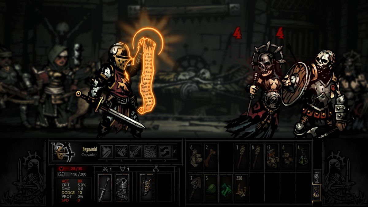 darkest dungeon crusader set up