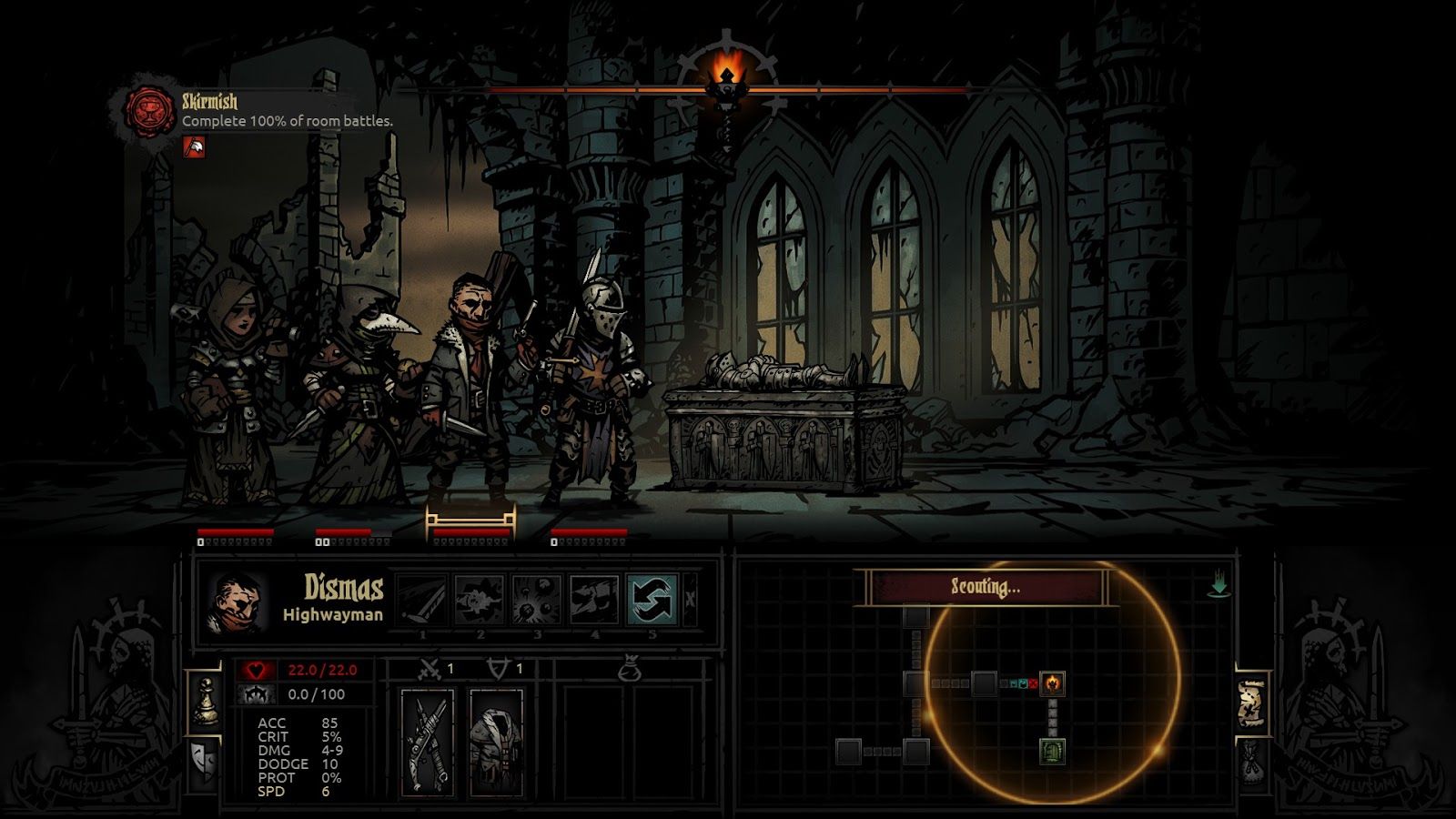 darkest dungeon shrieker save trinkets on heroes